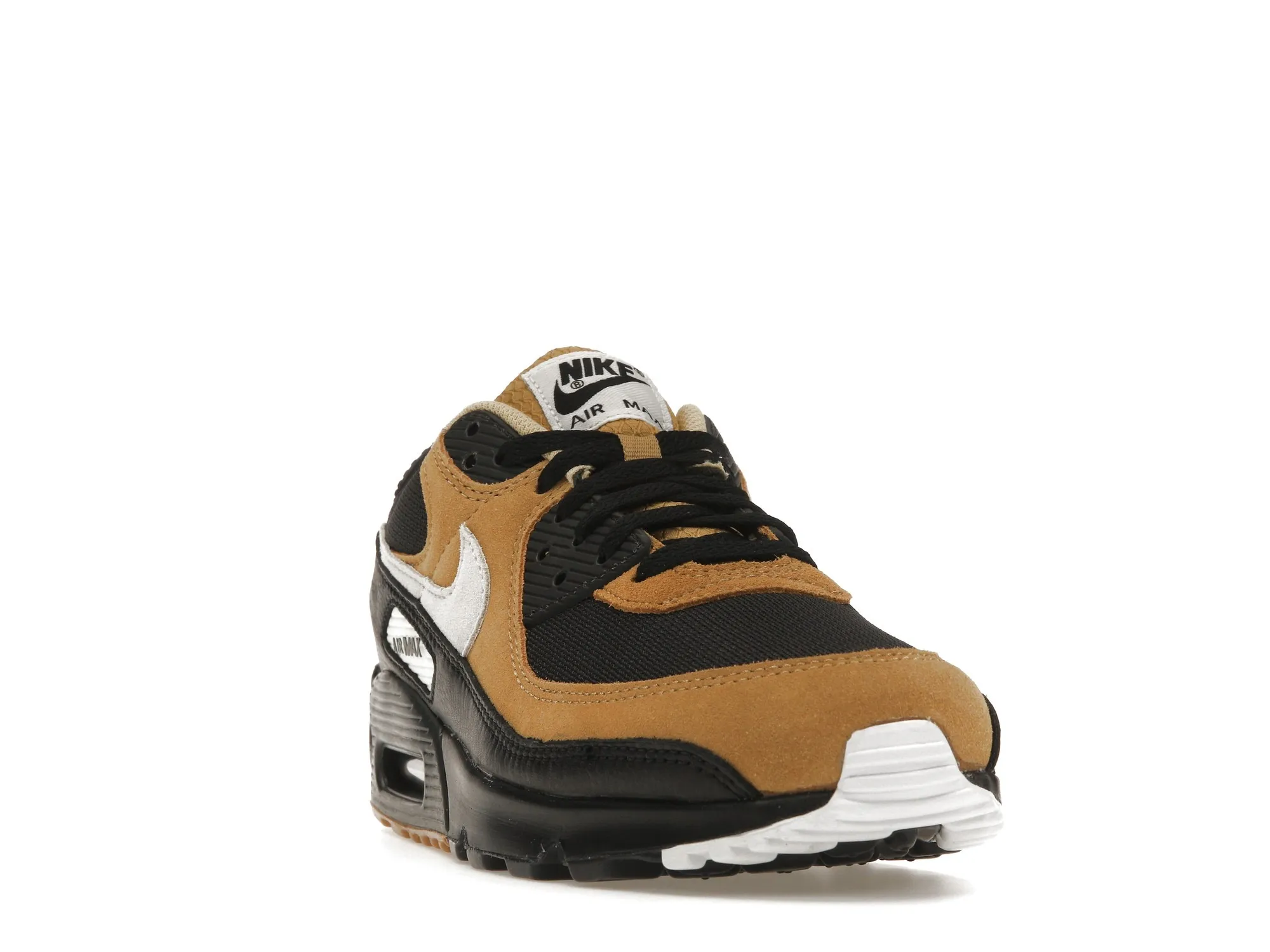 Фото № 2 с приближением к товару «‎Nike Air Max 90 Black Elemental Gold»