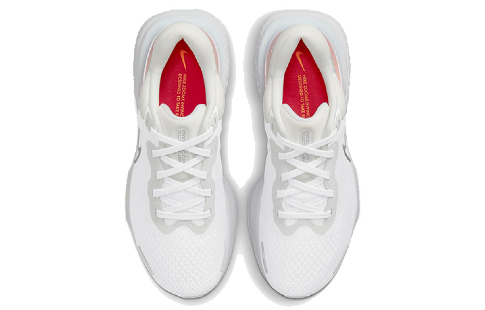 Фото № 4 с приближением к товару «‎Nike Zoomx Invincible Run Flyknit WhiteSliverOrange»