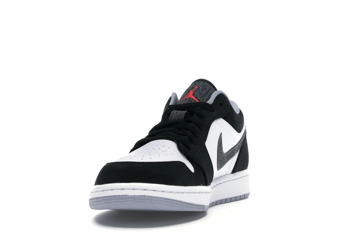 Фото № 3 с приближением к товару «‎Jordan 1 Low Black White Wolf Grey Infrared 23»