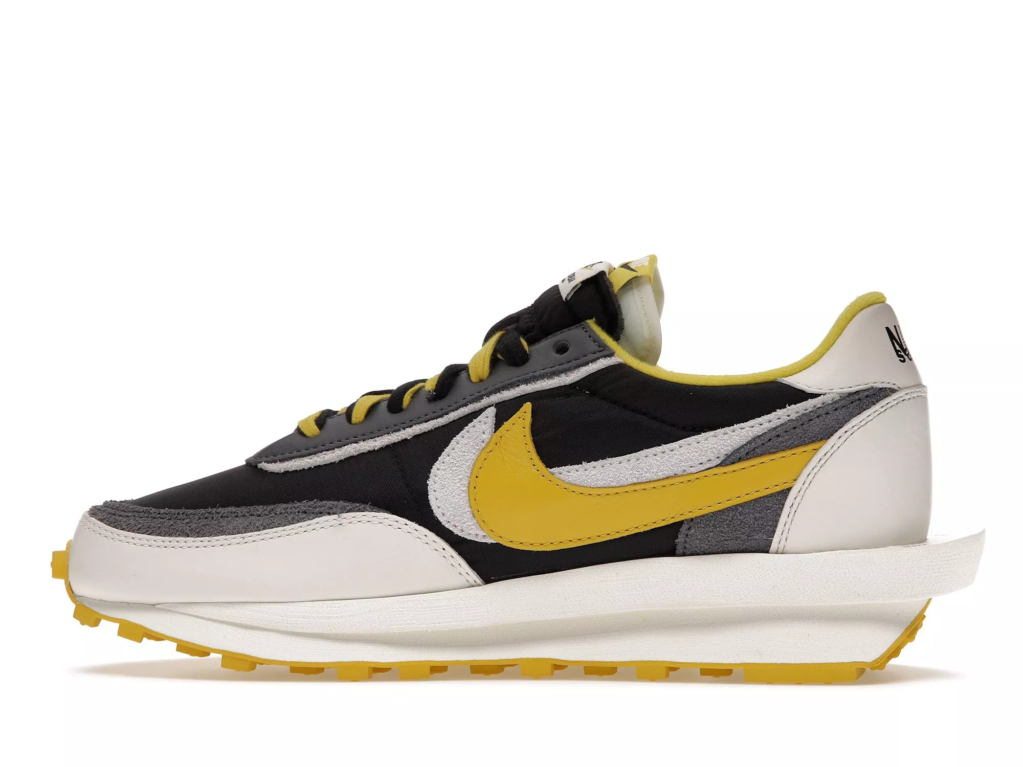 Фото № 3 с приближением к товару «‎Nike LD Waffle sacai Undercover Black Bright Citron»