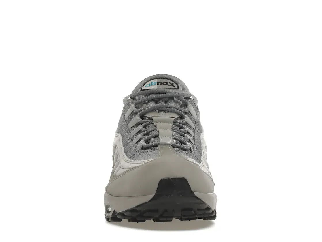 Фото № 2 с приближением к товару «‎Nike Air Max 95 Retro Logo Grey Aqua»