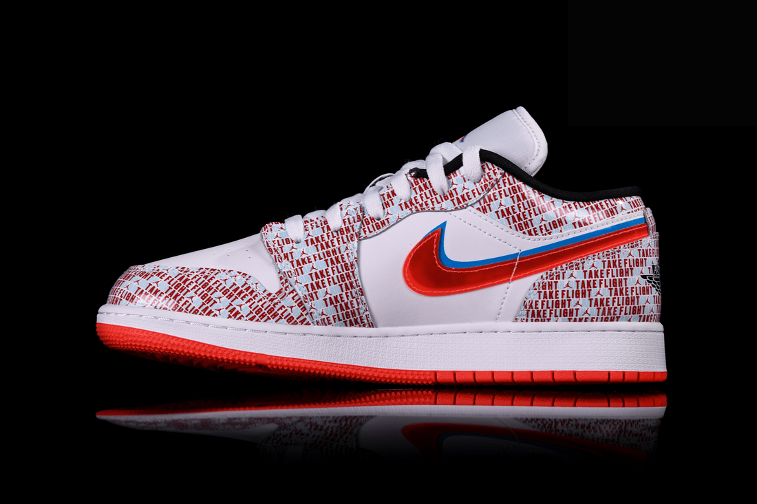 Фото № 2 с приближением к товару «‎Nike Air Jordan 1 Retro Se Gs Take Flight »