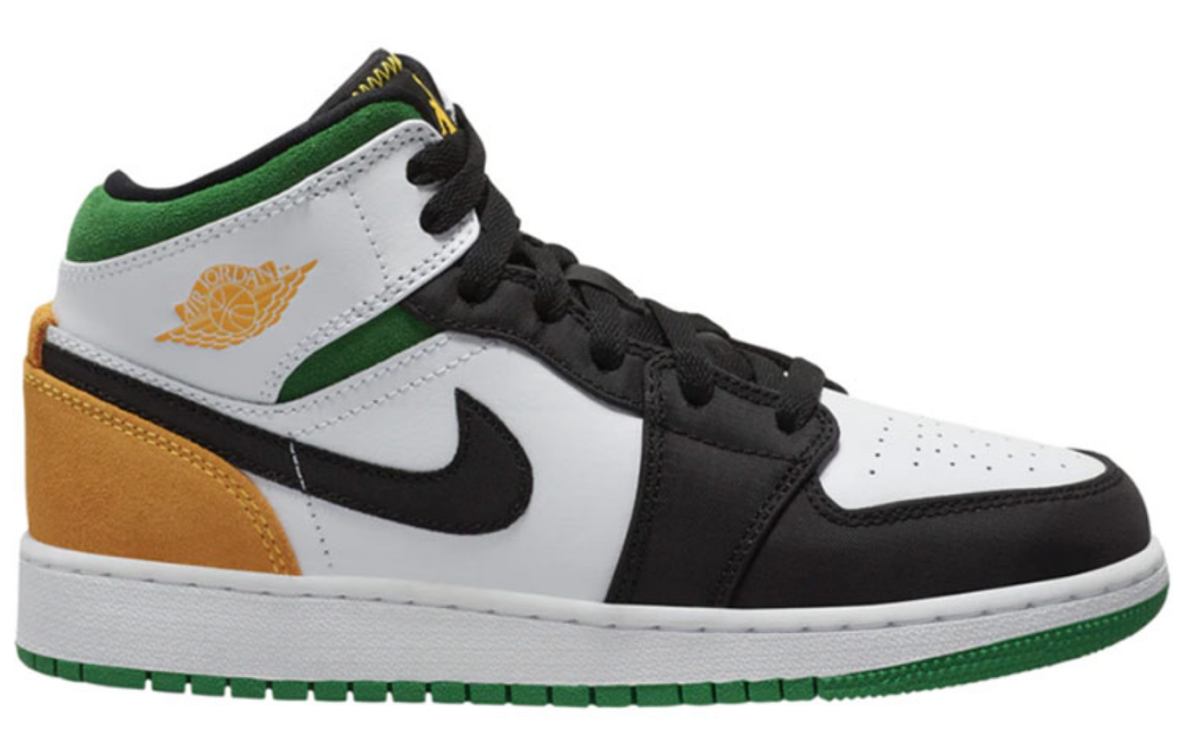 Фото № 2 с приближением к товару «‎Nike Air Jordan 1 Mid SE GS Oakland»