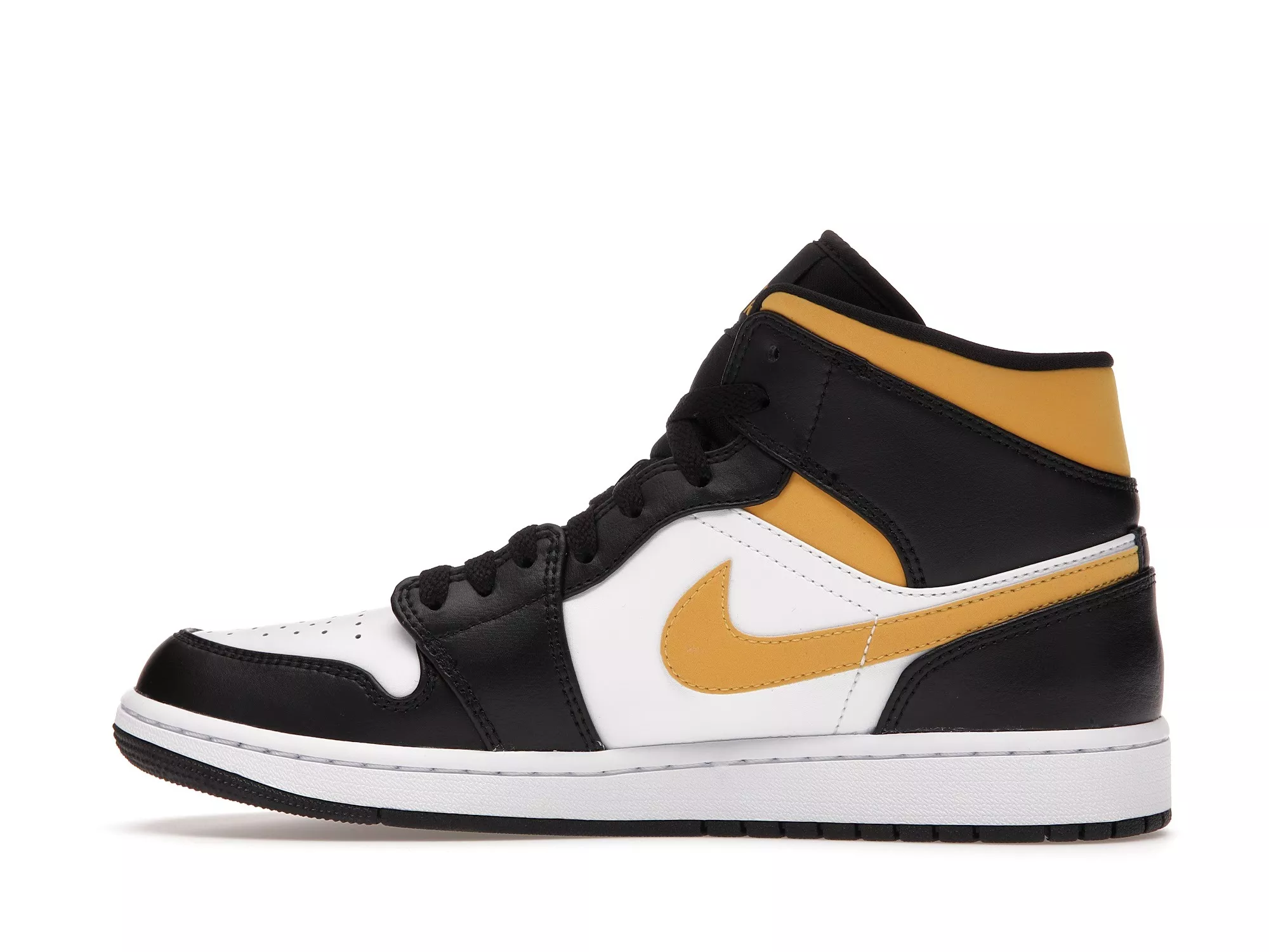 Фото № 5 с приближением к товару «‎Jordan 1 Mid White Pollen Black»