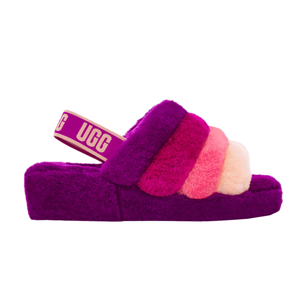 UGG Women's Fluff Yeah Slide Berrylicious Gradient