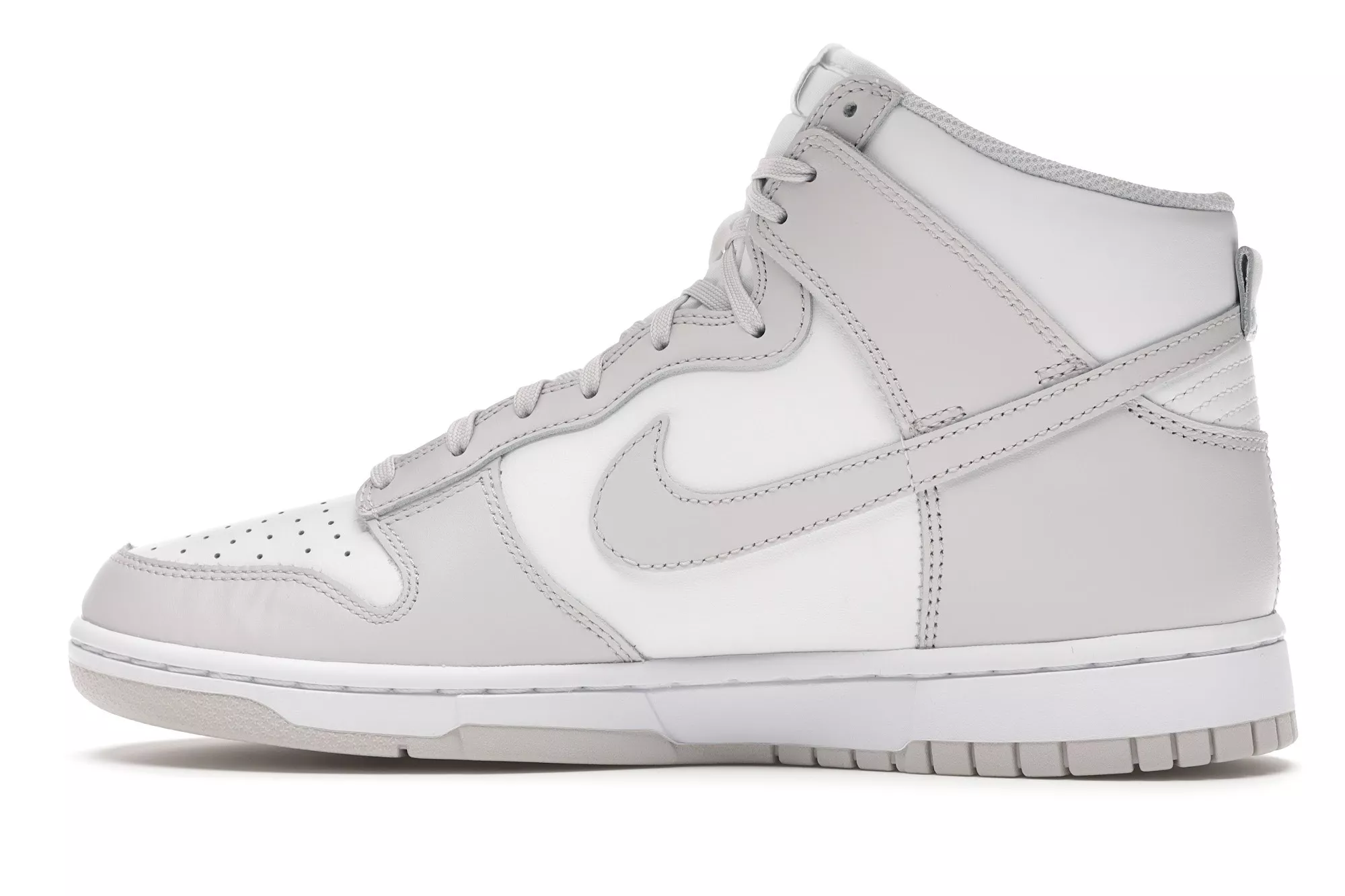 Фото № 3 с приближением к товару «‎Nike Dunk High Retro White Vast Grey (2021)»
