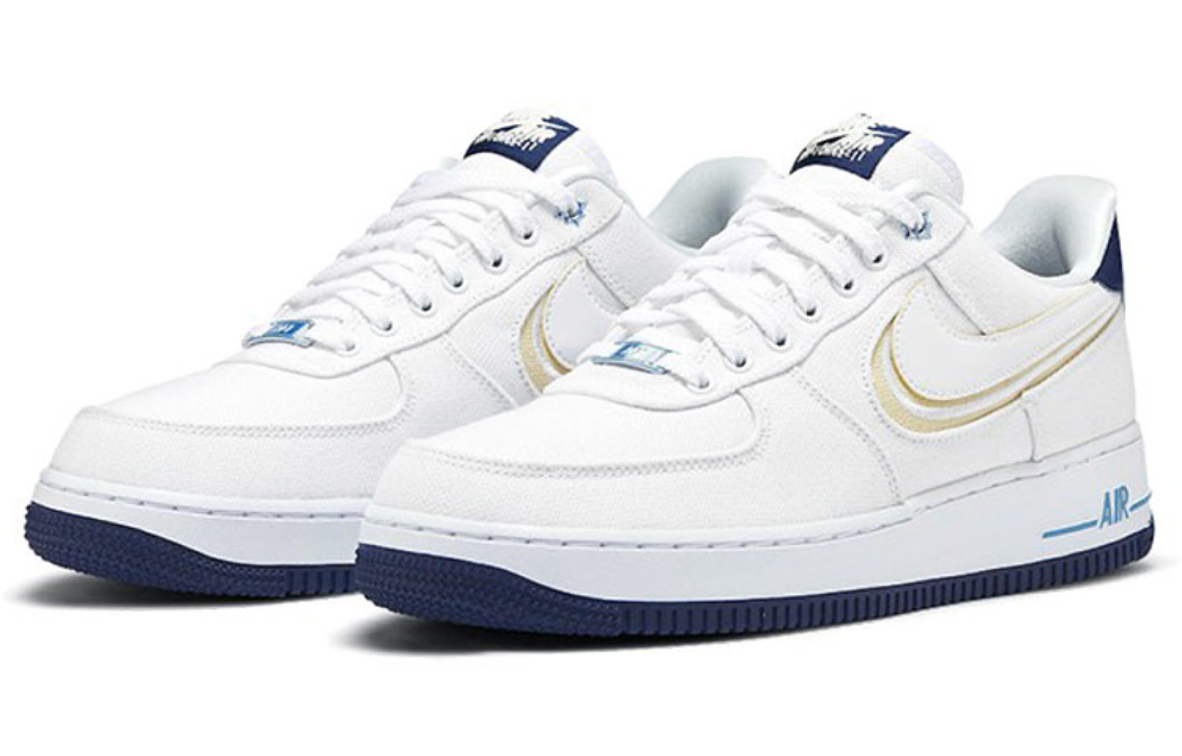 Фото № 3 с приближением к товару «‎ Nike Air Force 1 Low Skate shoes WhiteBlue Void»