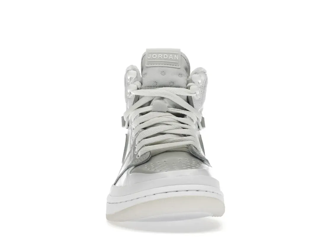 Фото № 2 с приближением к товару «‎Jordan 1 Acclimate White Grey Fog »