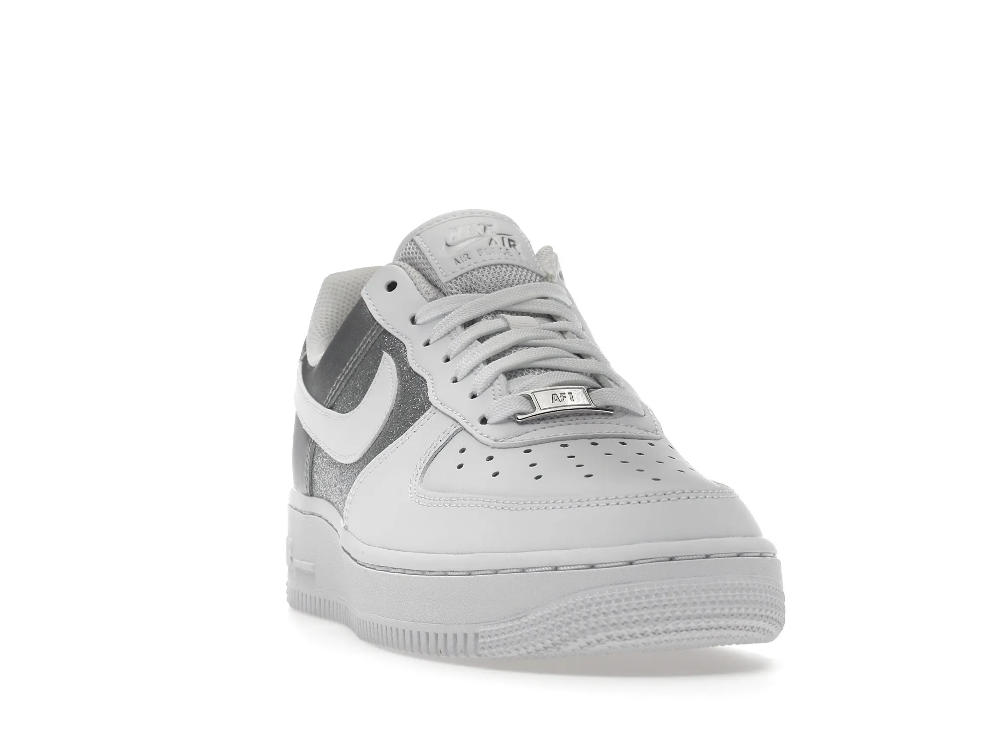 Фото № 2 с приближением к товару «‎Nike Air Force 1 Low 07 White Metallic Silver »