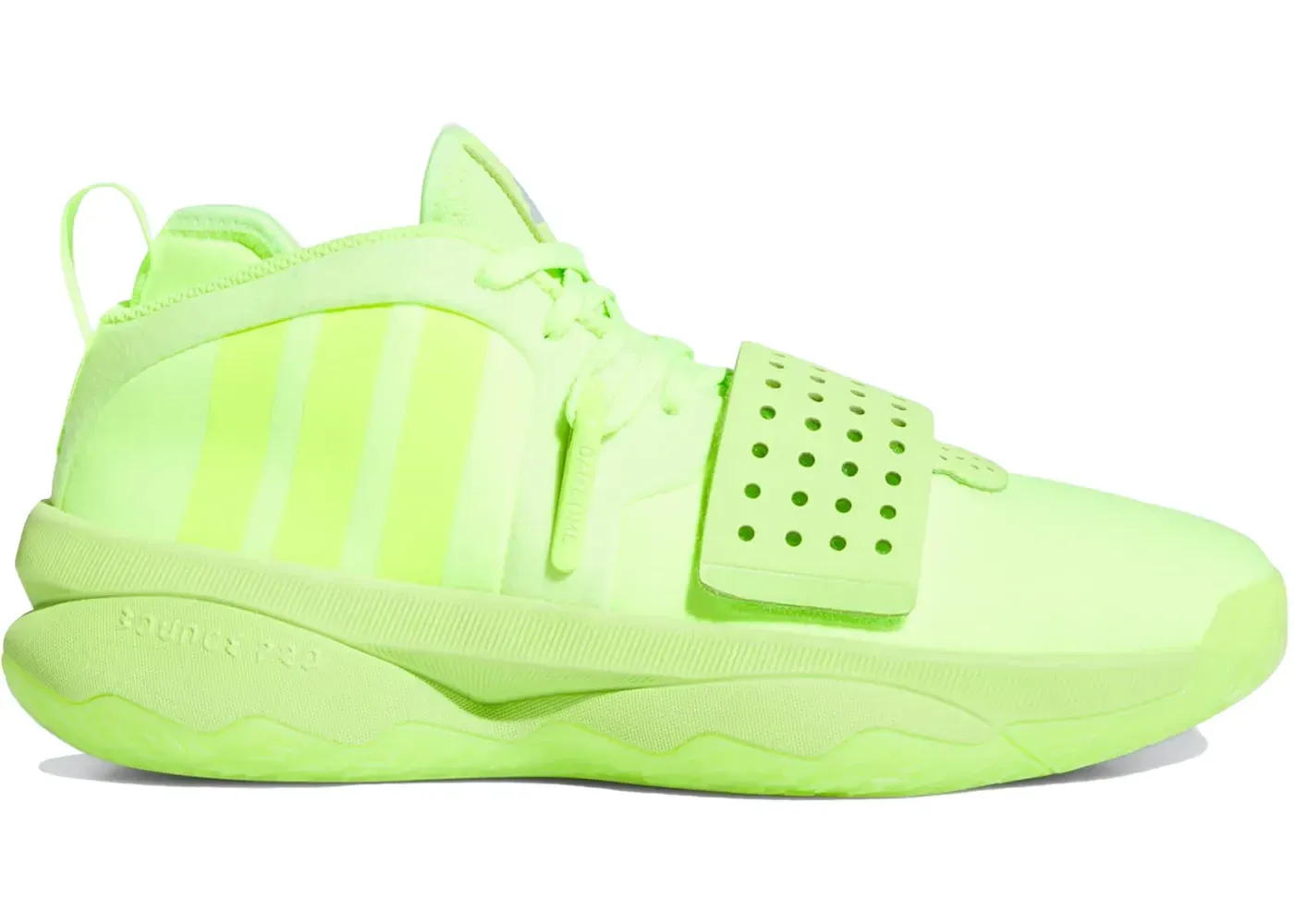 Фото № 1 с приближением к товару «‎adidas Dame 8 EXTPLY Lucid Lemon»