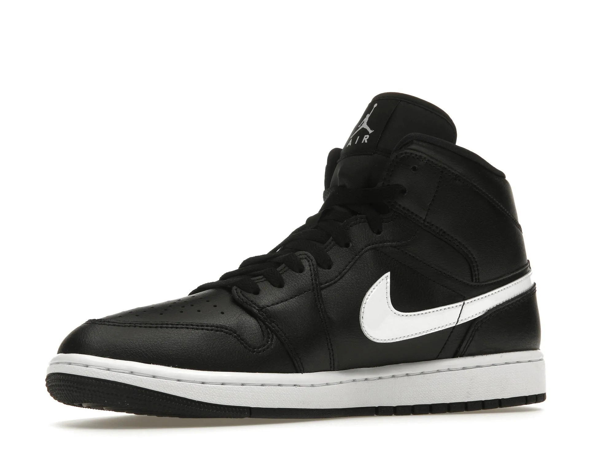 Фото № 2 с приближением к товару «‎Jordan 1 Mid Black/White»