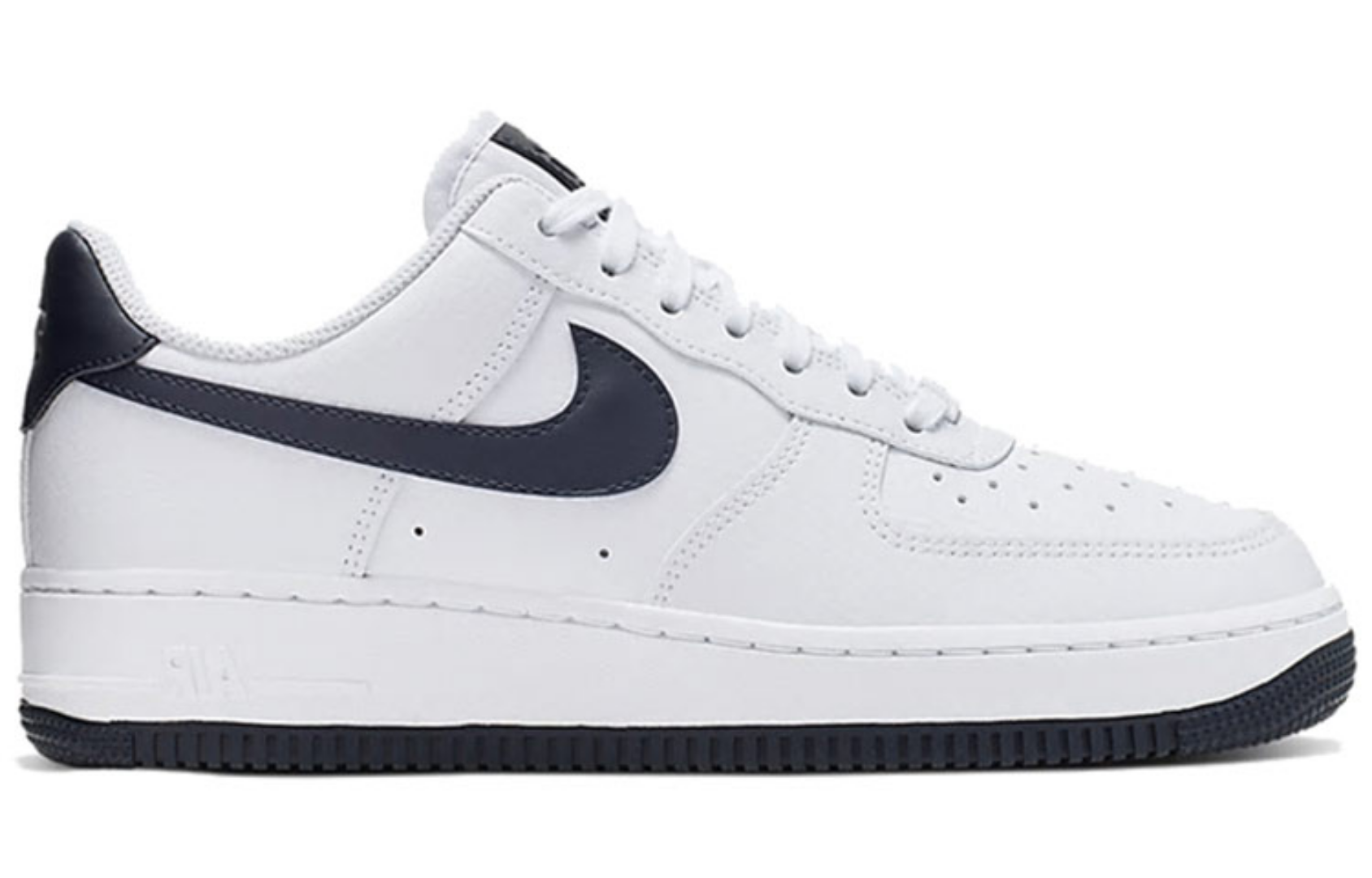 Фото № 2 с приближением к товару «‎Nike Air Force 1 '07 Skate Shoes White Obsidian»