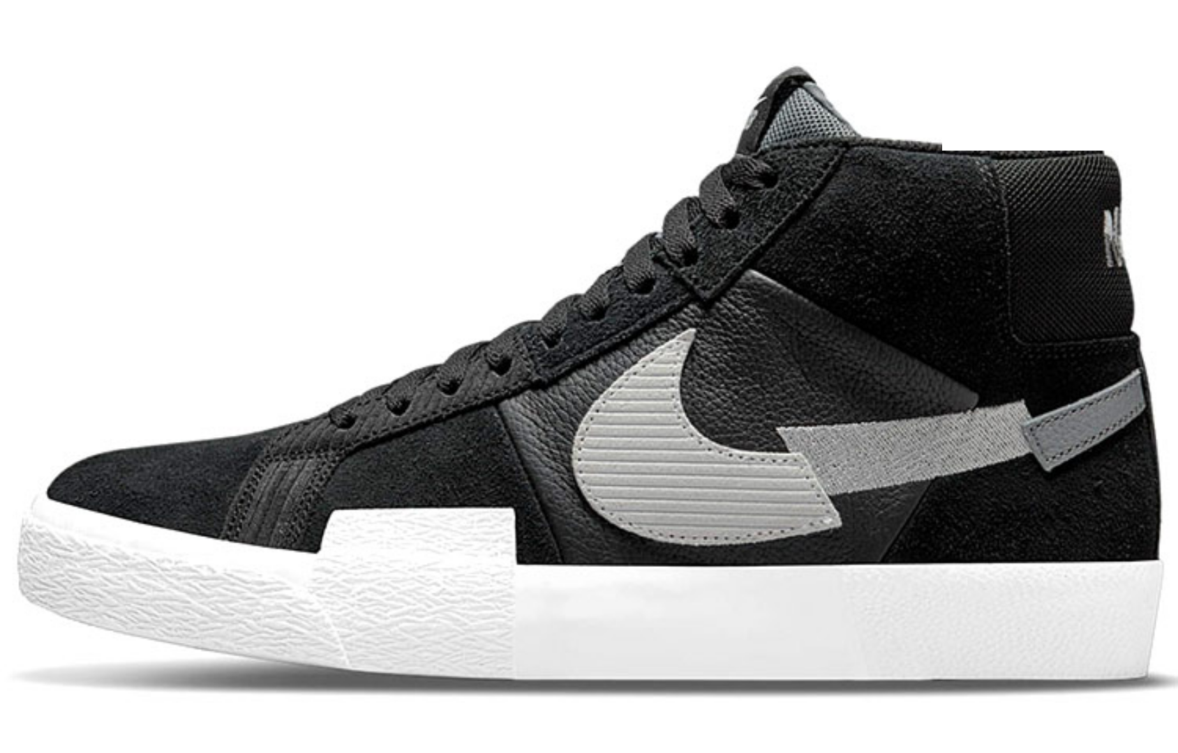 Фото № 1 с приближением к товару «‎Nike SB Zoom Blazer mid Skate shoes blackgrey»