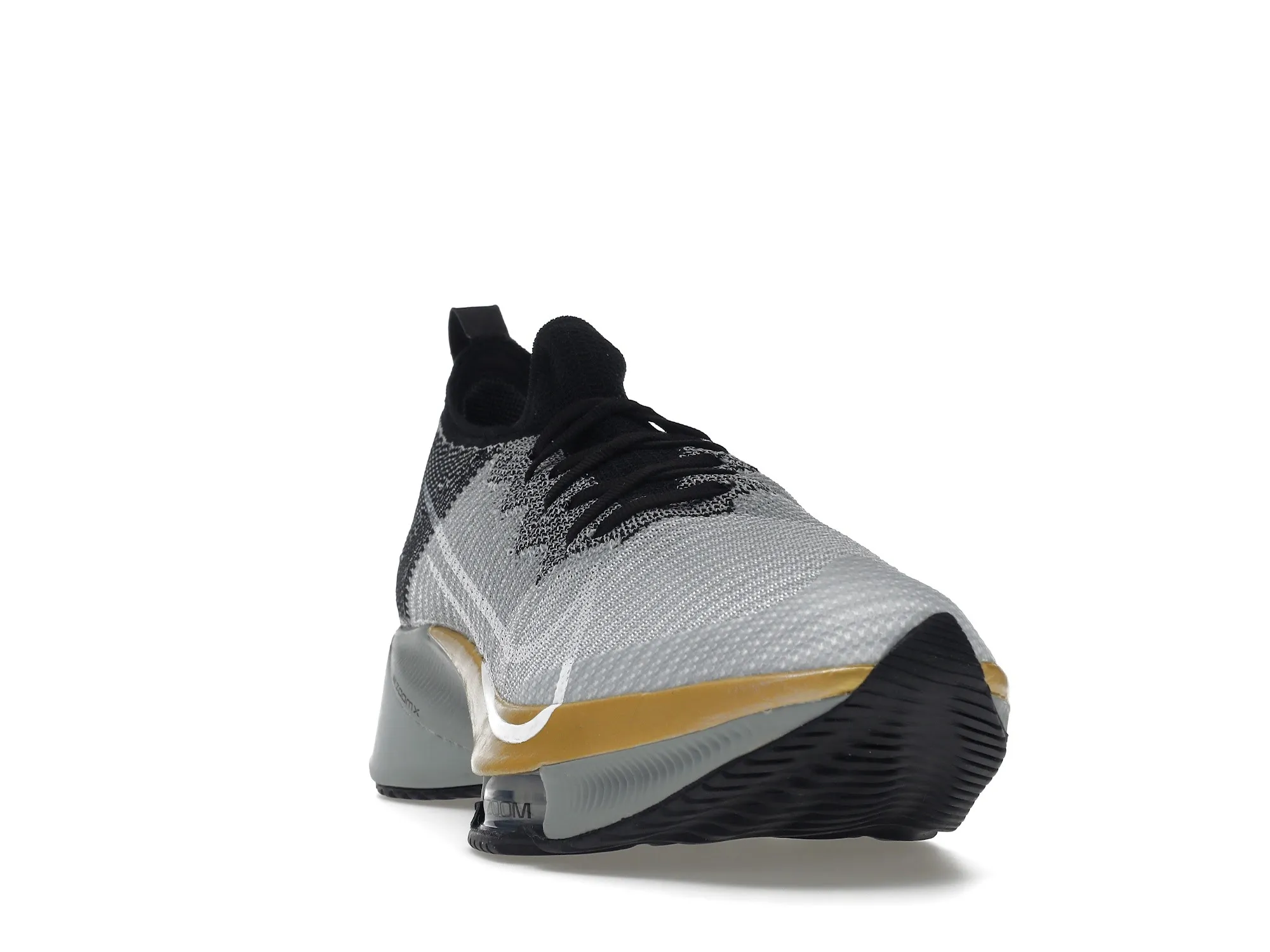 Фото № 4 с приближением к товару «‎Nike Air Zoom Tempo Next% Flyknit Wolf Grey Metallic Gold Coin»