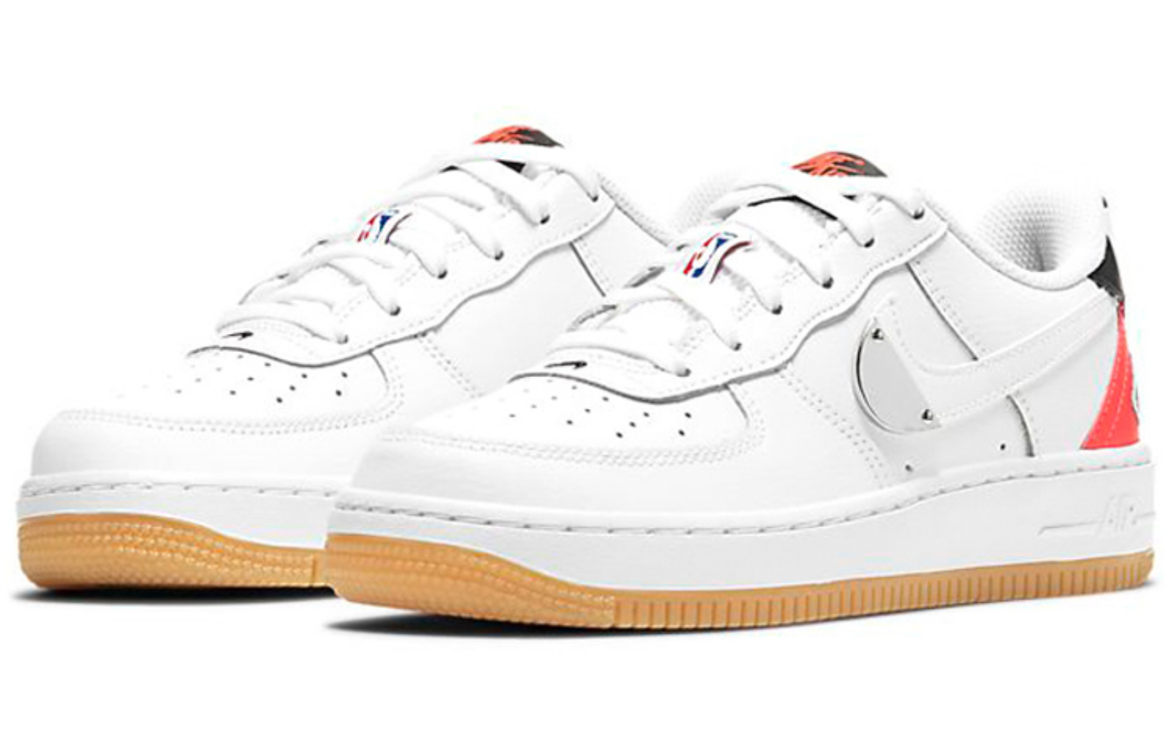 Фото № 3 с приближением к товару «‎Nike Air Force 1 LV8 1 "NBA" Pack (GS)»