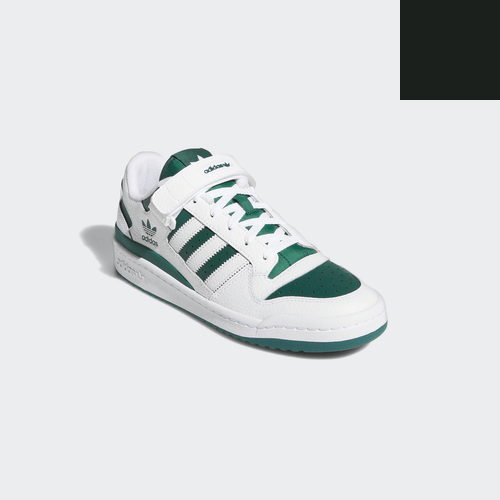 Фото № 4 с приближением к товару «‎adidas originals Forum Low Skate Shoes WhiteGreen»