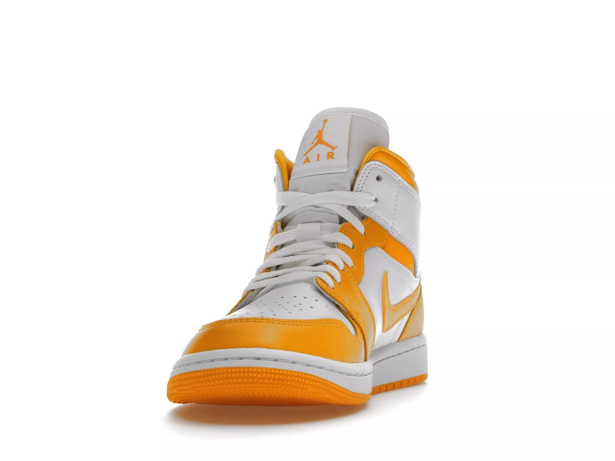 Фото № 3 с приближением к товару «‎Jordan 1 Mid White University Gold »
