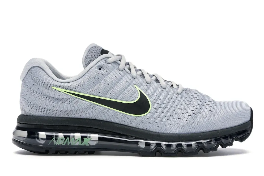 Фото № 1 с приближением к товару «‎Nike Air Max 2017 Wolf Grey Black Volt»
