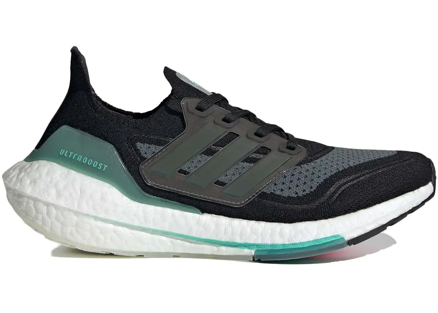 Фото № 1 с приближением к товару «‎adidas Ultra Boost 21 Black Acid Mint »