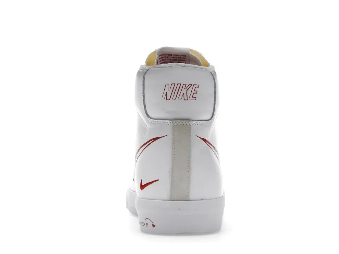 Фото № 4 с приближением к товару «‎Nike Blazer Mid 77 Sketch White Red»