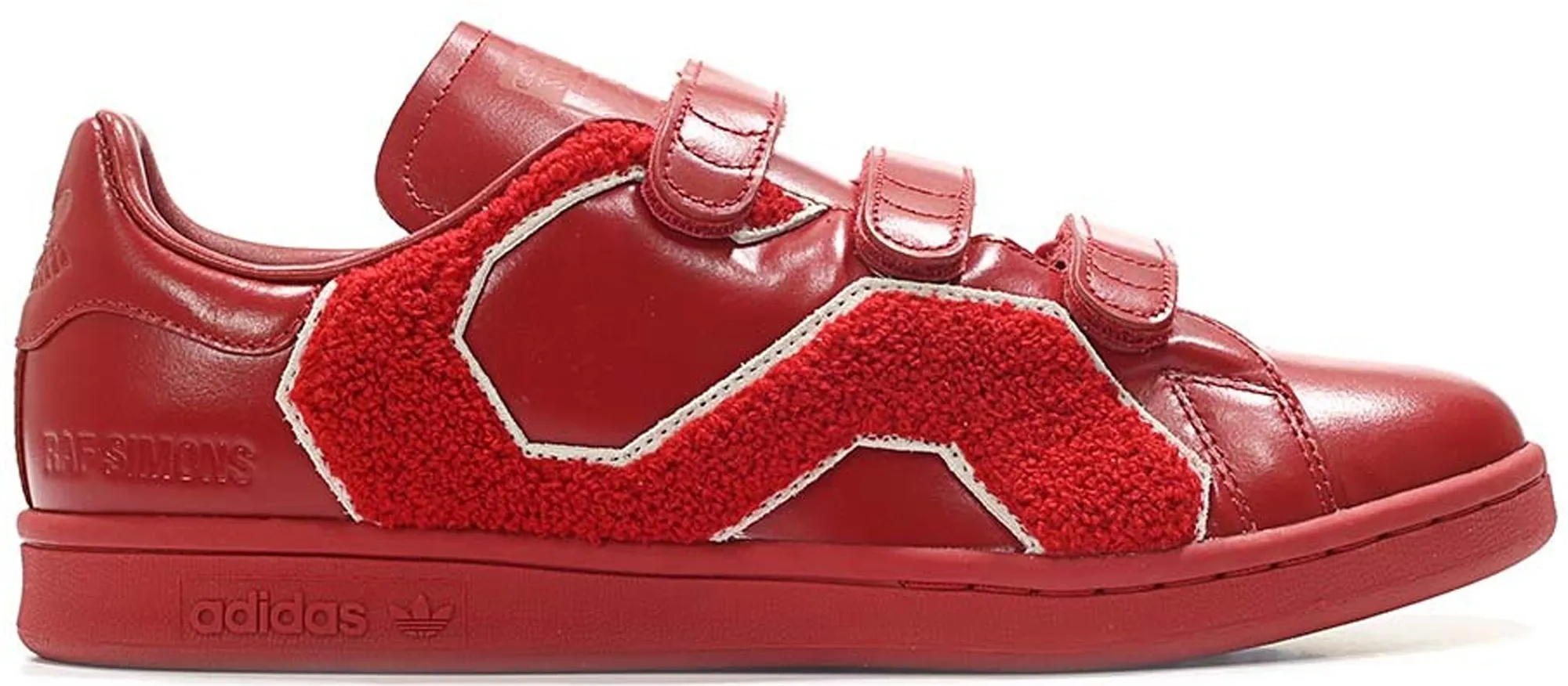 Фото № 1 с приближением к товару «‎adidas Stan Smith Raf Simons Comfort Badge Power Red»