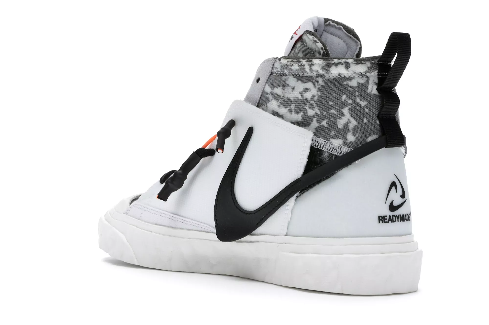 Фото № 2 с приближением к товару «‎Nike Blazer Mid READYMADE White»
