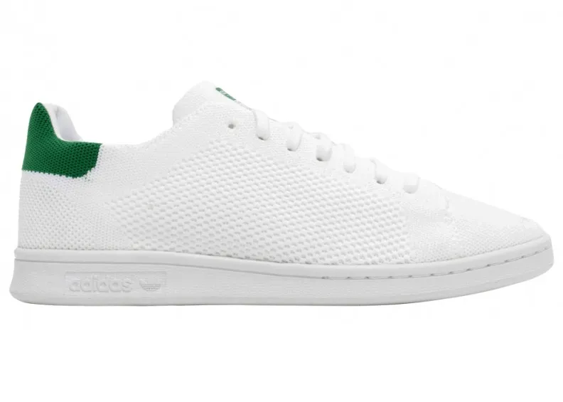 Фото № 1 с приближением к товару «‎adidas Stan Smith Primeknit White Green »