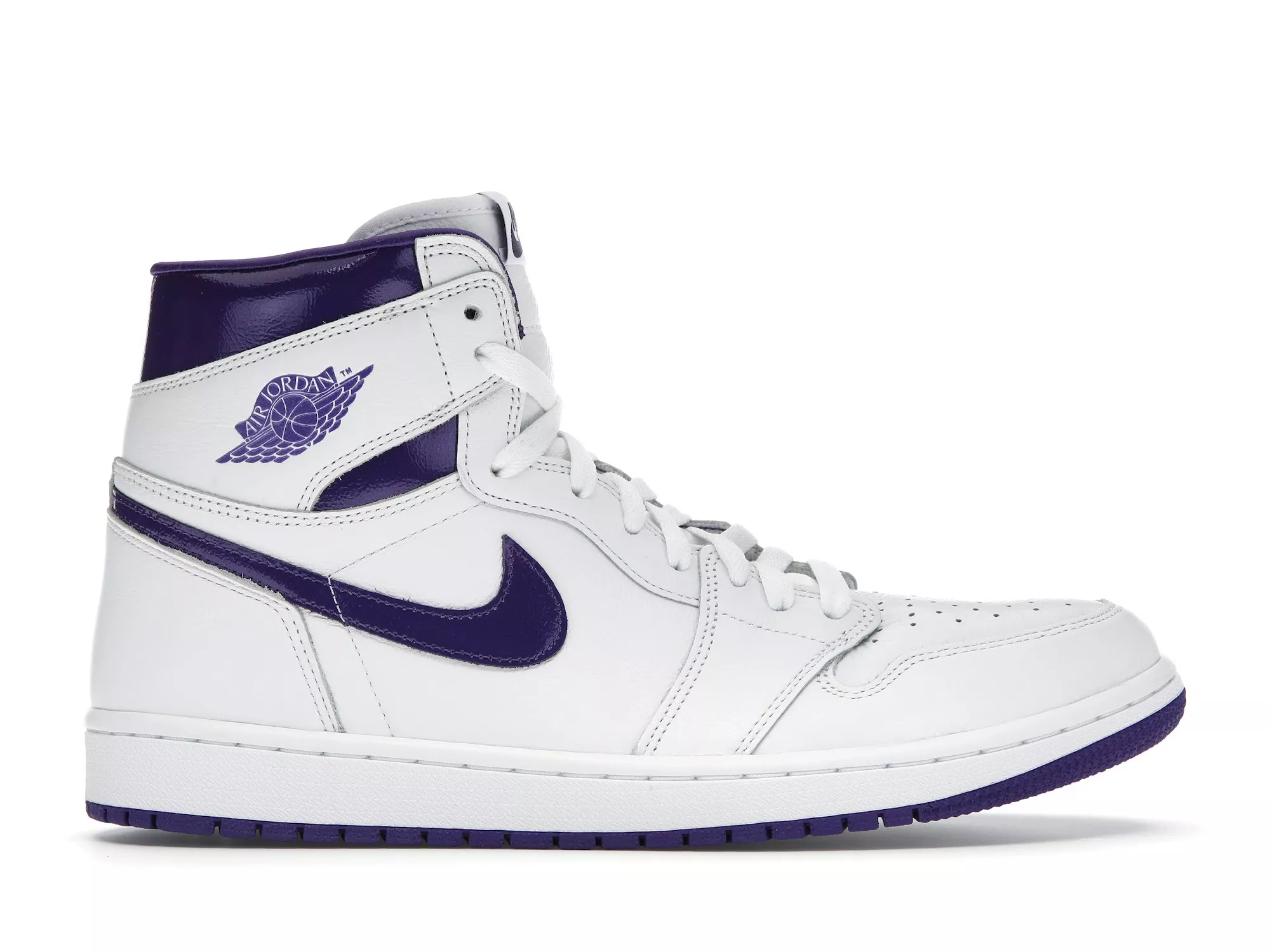 Фото № 1 с приближением к товару «‎Jordan 1 Retro High Court Purple »