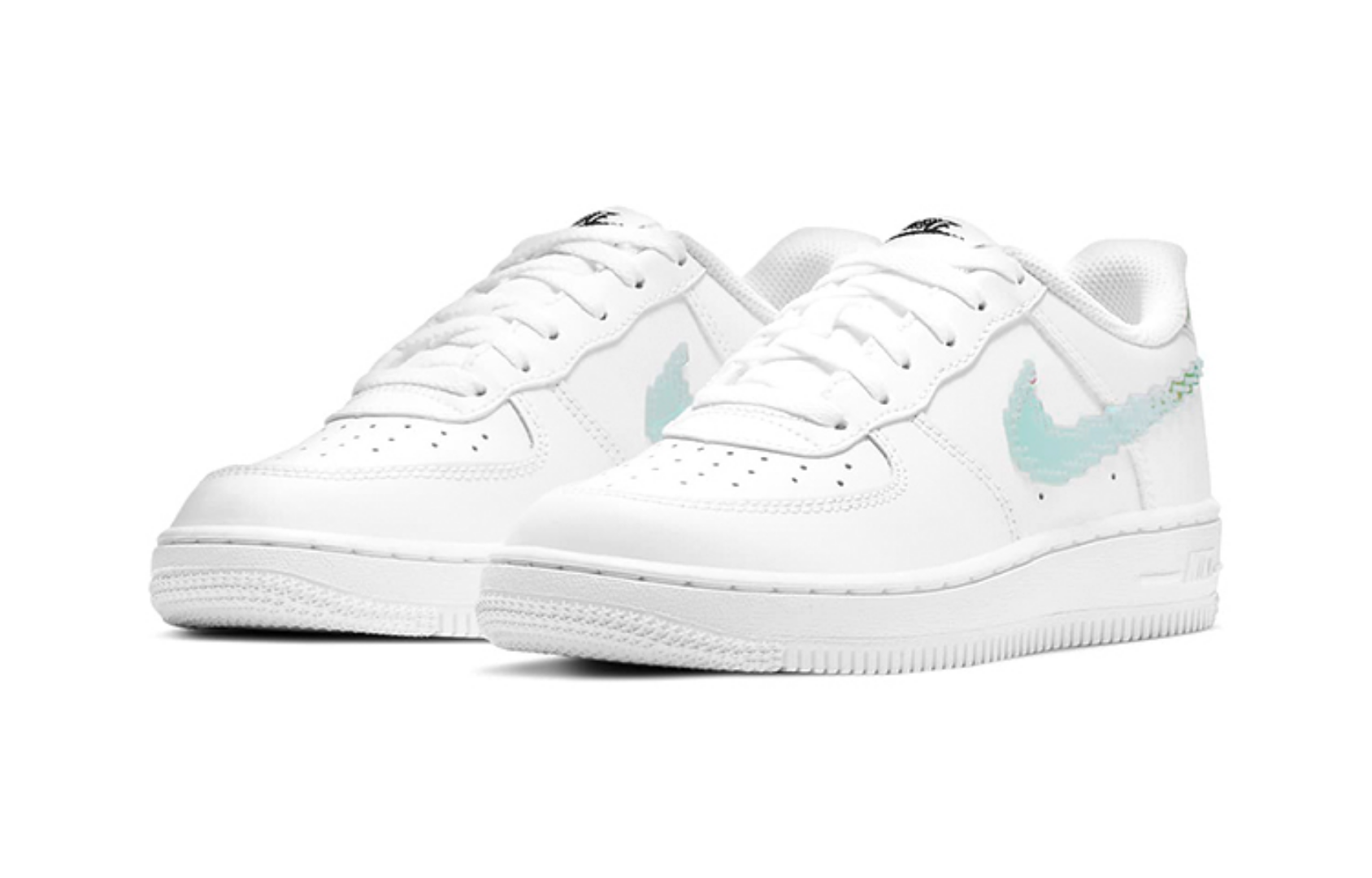 Фото № 3 с приближением к товару «‎Nike Air Force 1 LV8 PS 'Digital Swoosh - White'»