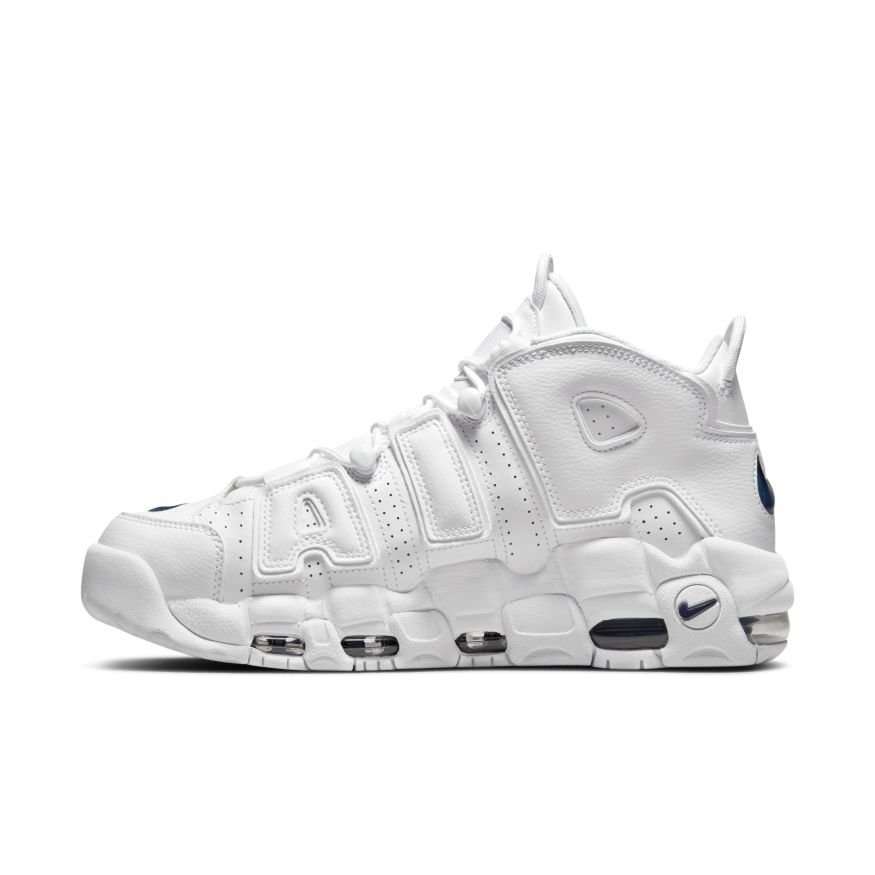 Фото № 2 с приближением к товару «‎Nike Air More Uptempo Vintage Basketball shoes WhiteMidnight Navy»