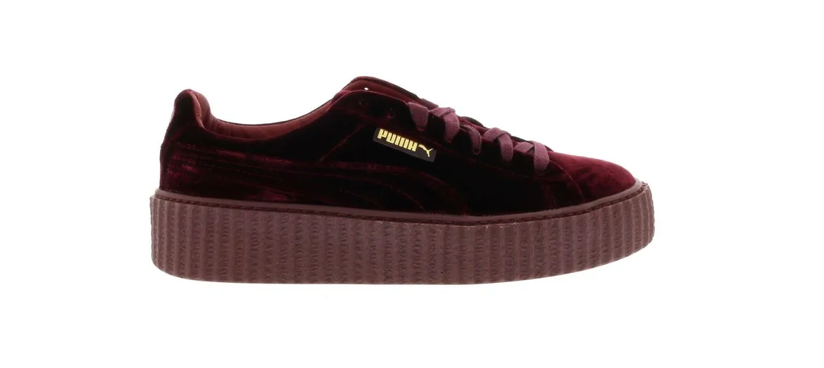 Фото № 1 с приближением к товару «‎Puma Creeper Velvet Rihanna Fenty Royal Purple »