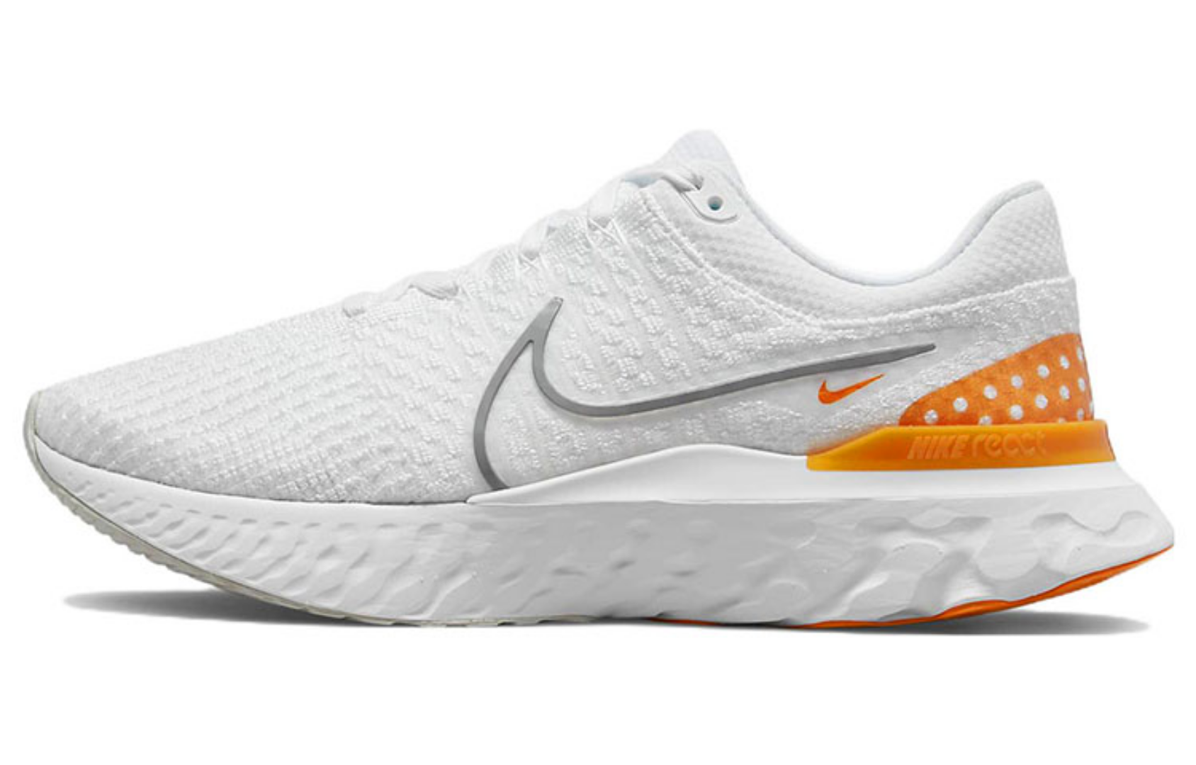 Фото № 1 с приближением к товару «‎Nike React Infinity Run FK 3 Low Running Shoes WhiteYellow»