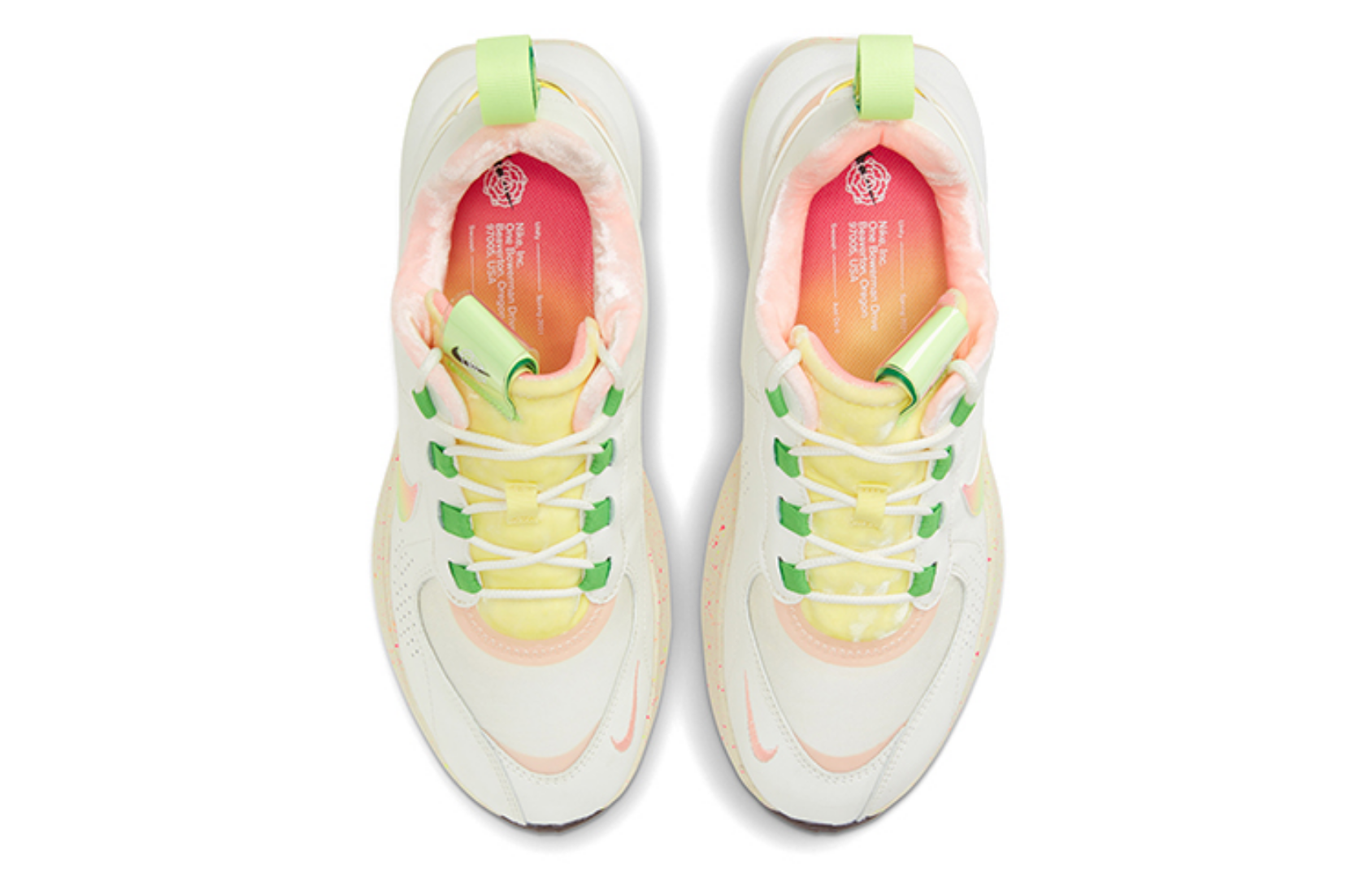 Фото № 4 с приближением к товару «‎Nike Air Max Verona Wmns "Sail" PinkGreen»