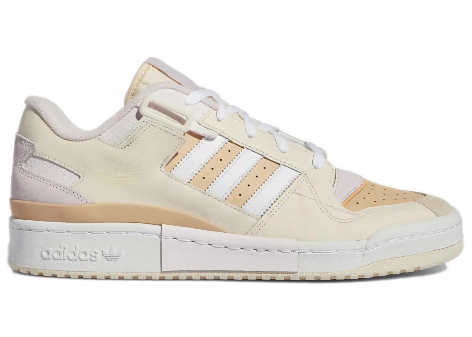 adidas Forum Exhibit Low Ecru Tint Halo Amber
