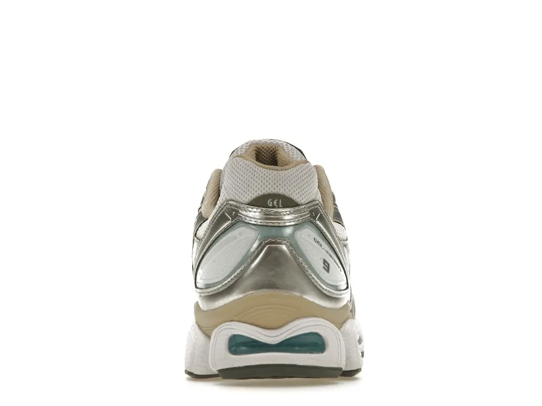 Фото № 4 с приближением к товару «‎ASICS Gel-Nimbus 9 White Steel Grey»