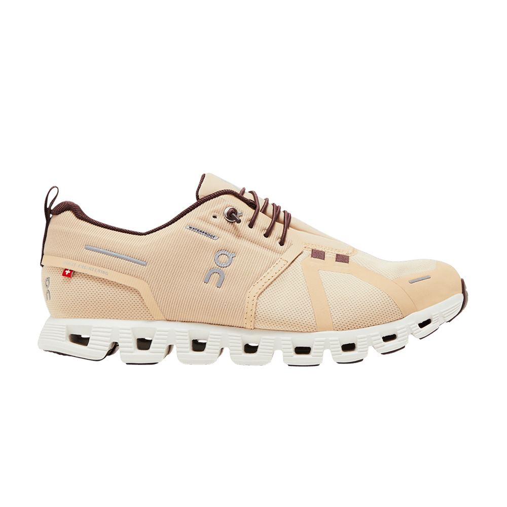 ON Women's Cloud 5 Waterproof Savannah Ivory