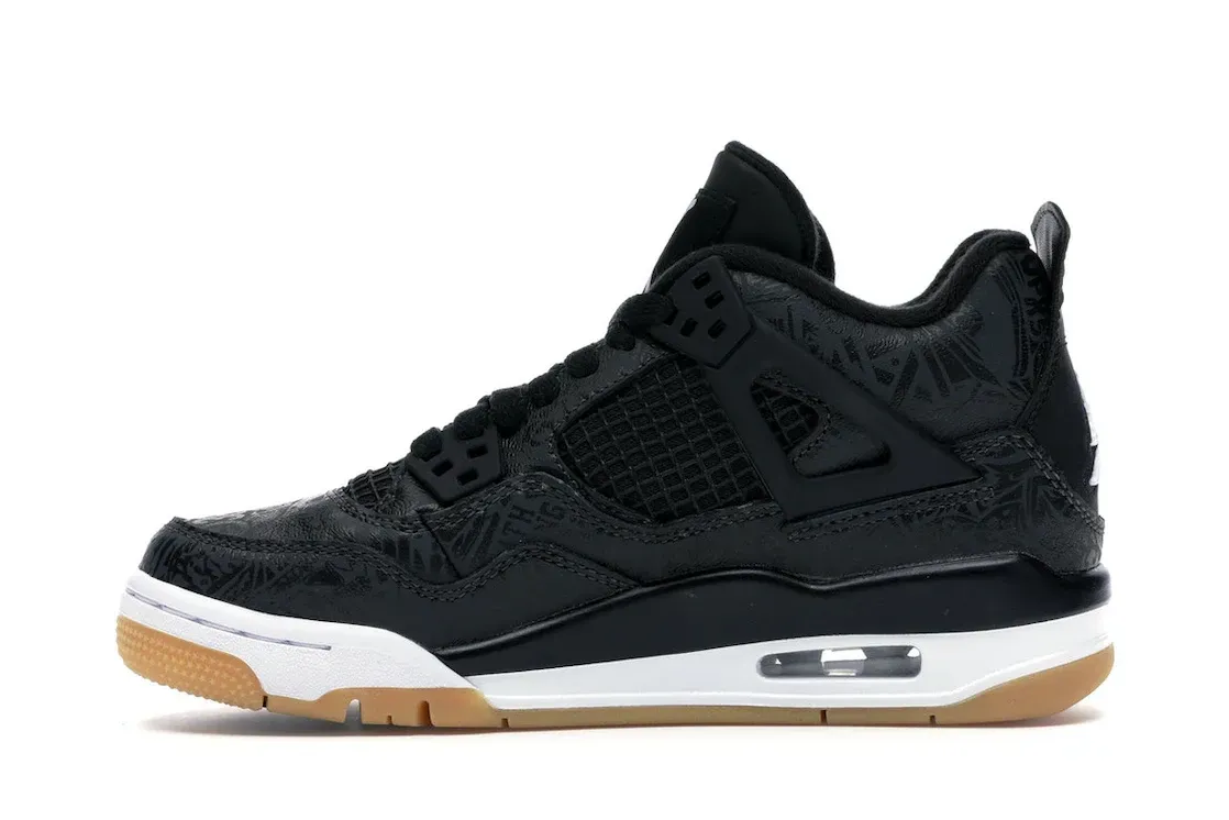 Фото № 3 с приближением к товару «‎Jordan 4 Retro Laser Black Gum »