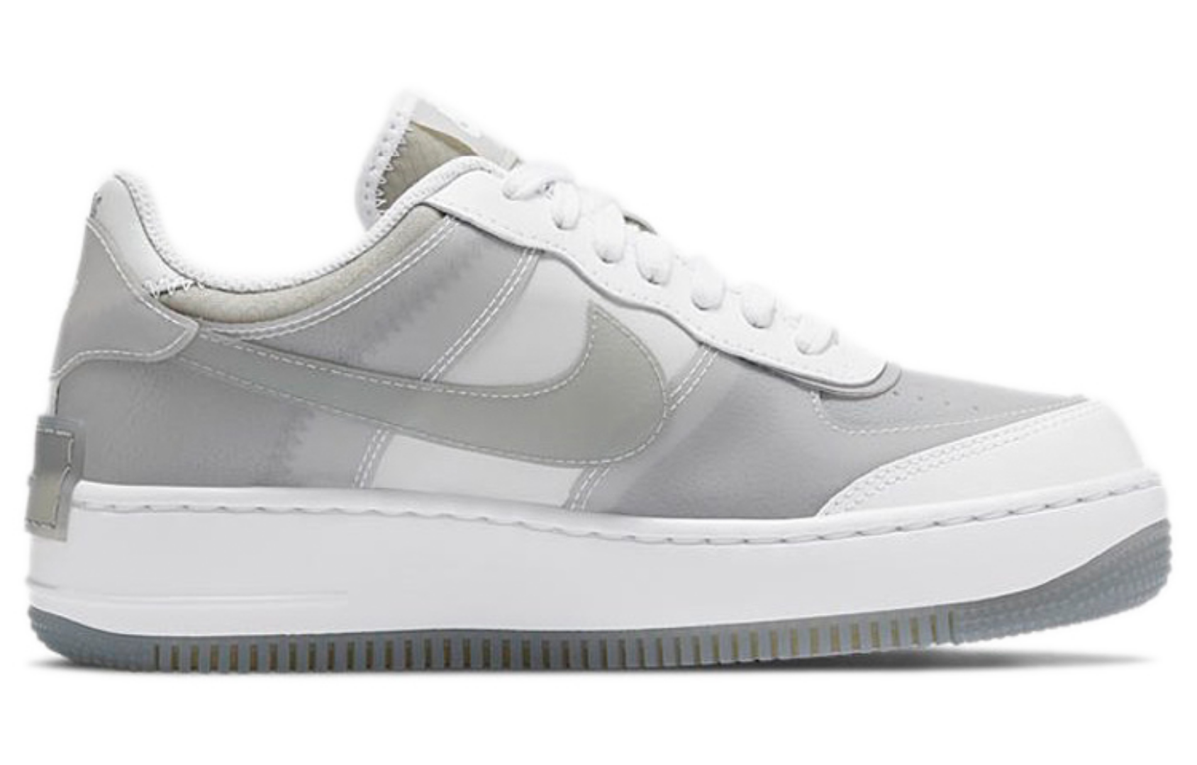 Фото № 2 с приближением к товару «‎Nike Air Force 1 Shadow Particle Grey»
