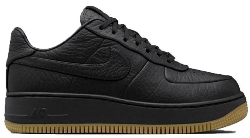 Фото № 1 с приближением к товару «‎Nike Air Force 1 Low Upstep Pinnacle black Gum Light Brown»