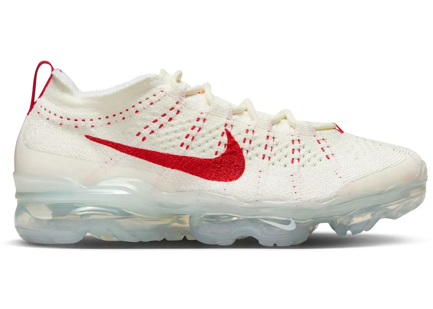Фото № 1 с приближением к товару «‎Nike Air VaporMax 2023 Flyknit Sail Track Red »