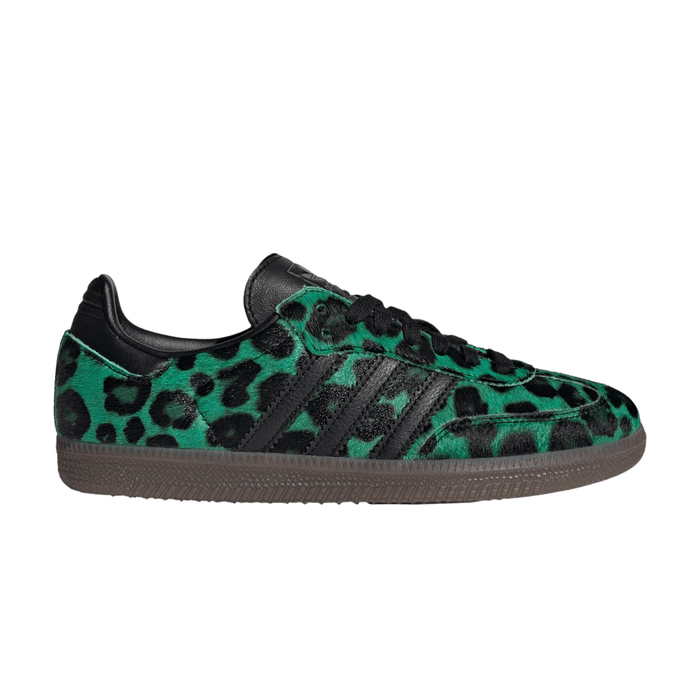 adidas Women's Samba OG Semi Screaming Green Core Black Gold