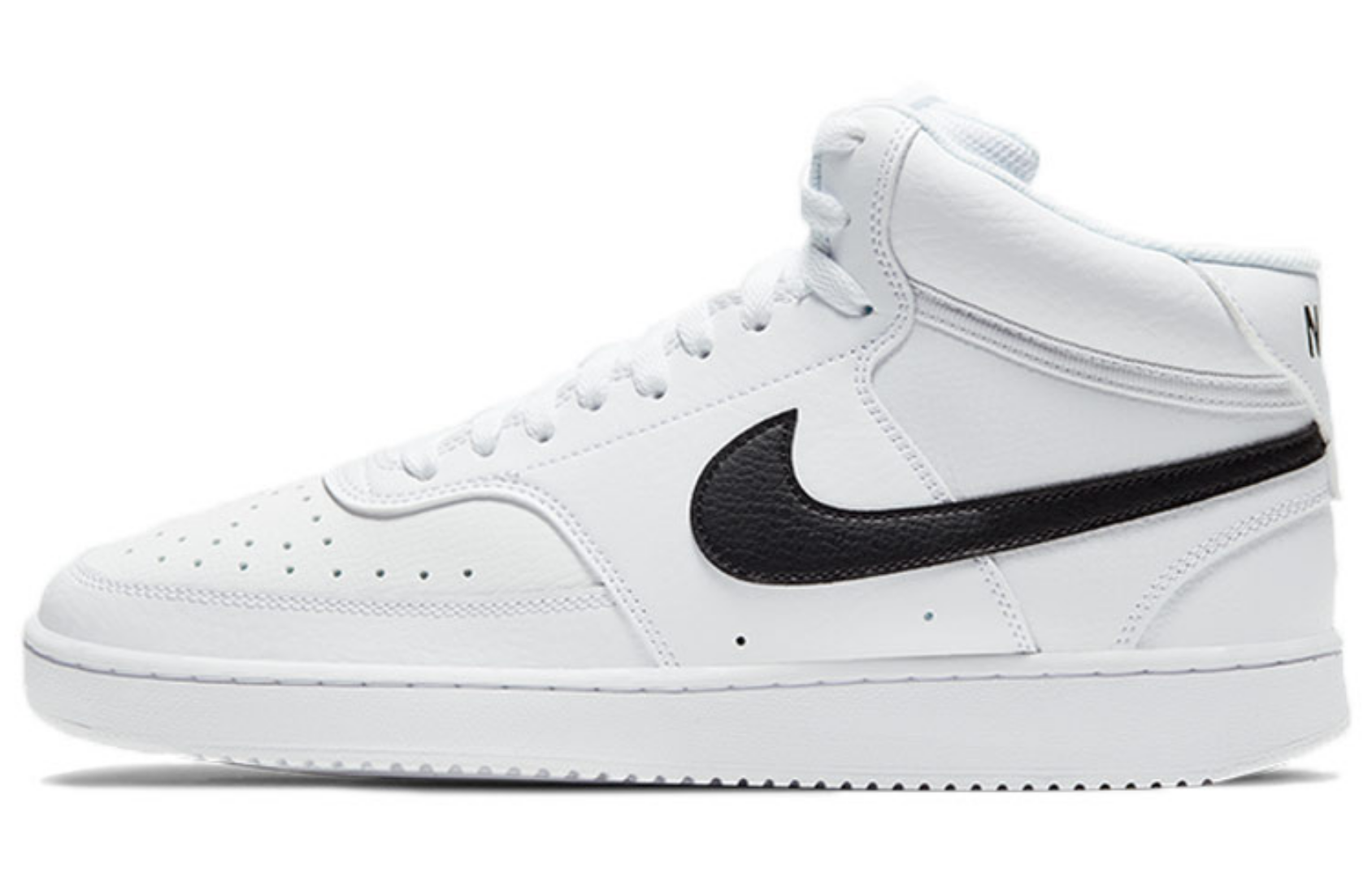 Фото № 1 с приближением к товару «‎Nike Court Vision Mid WhiteBlack»