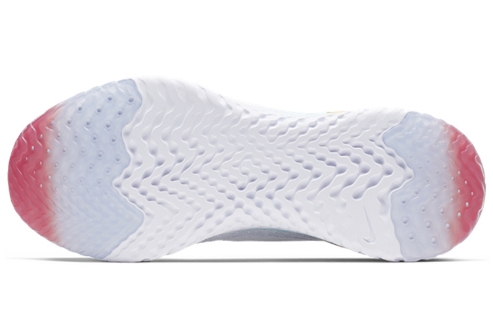 Фото № 4 с приближением к товару «‎Nike Epic React Flyknit 2 White Hyper Jade Ember Glow (W)»