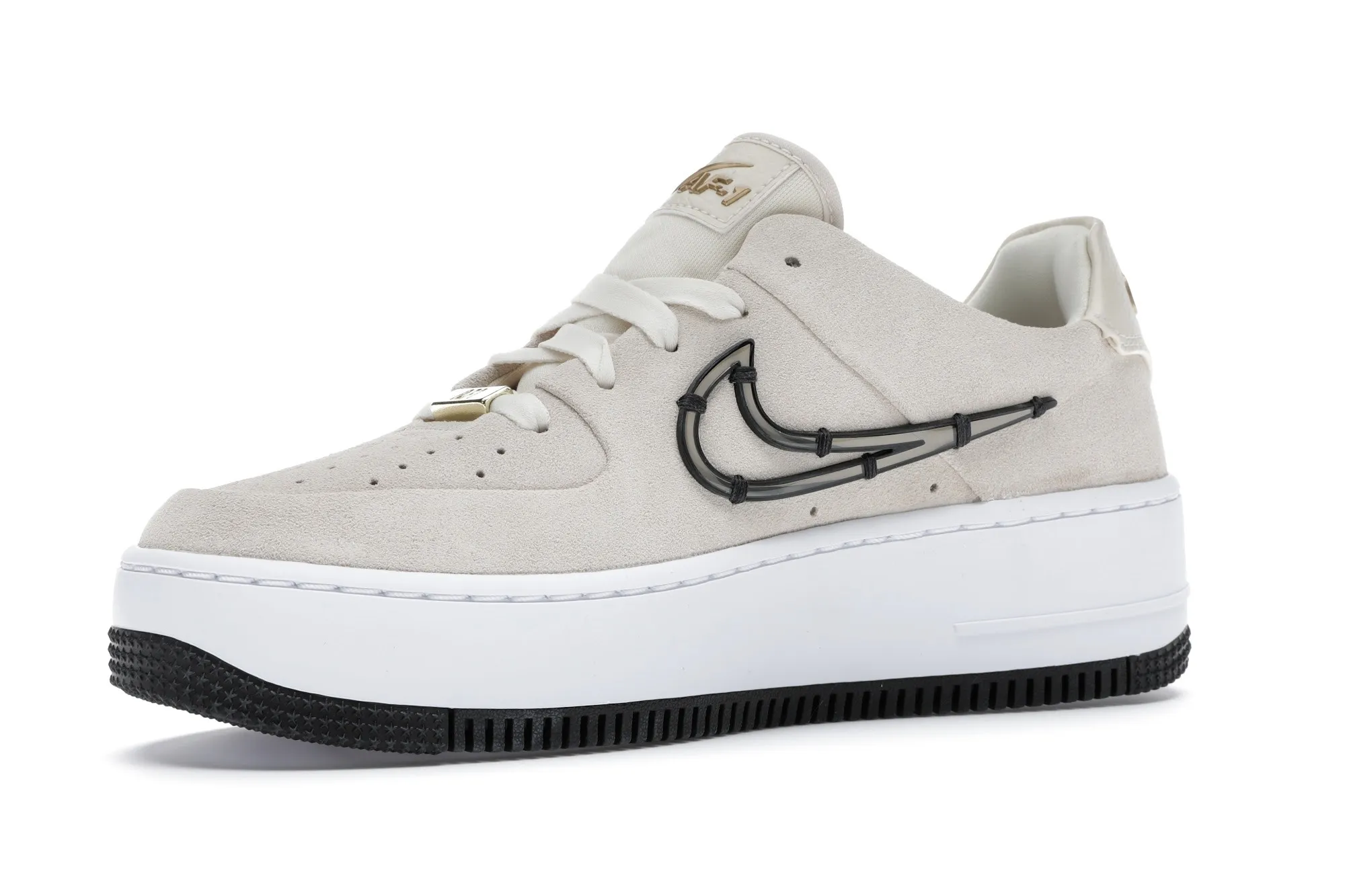 Фото № 3 с приближением к товару «‎Nike Air Force 1 Sage Low LX Light Cream Black »