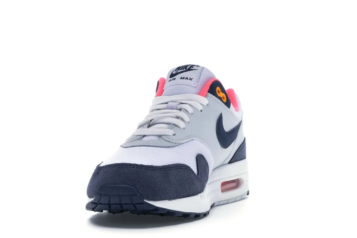 Nike Air Max 1 Pure Platinum Midnight Navy Racer