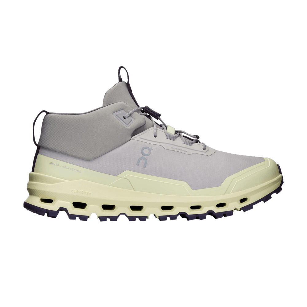 ON Cloudhero Mid Waterproof Kids Silver Seedling
