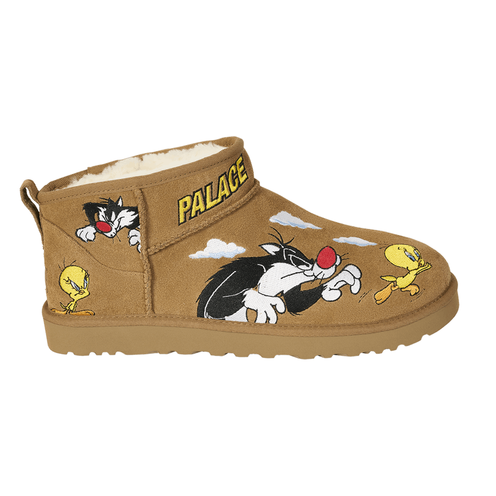 Palace x Looney Tunes x UGG Classic Ultra Mini Boot Chestnut