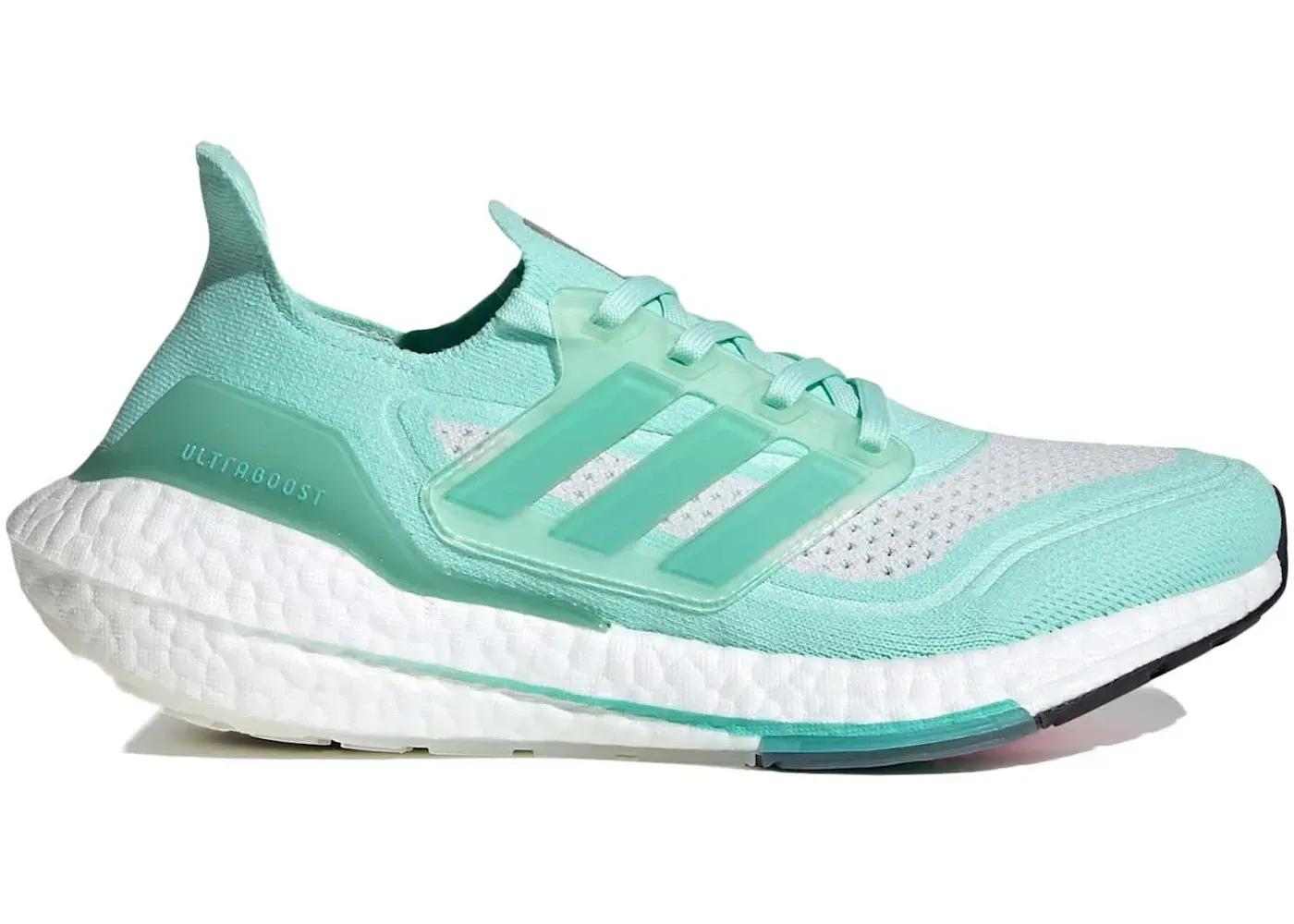 Фото № 1 с приближением к товару «‎adidas Ultra Boost 21 White Acid Mint »