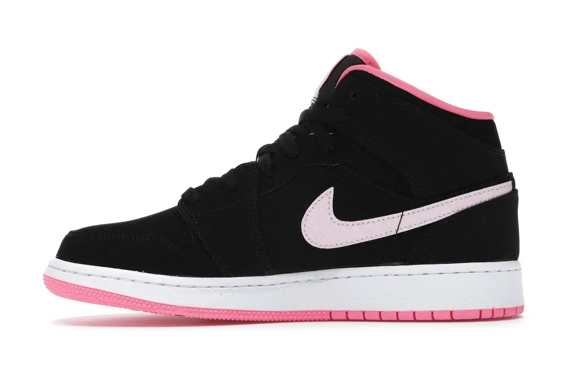 Фото № 3 с приближением к товару «‎Jordan 1 Mid Black Digital Pink »
