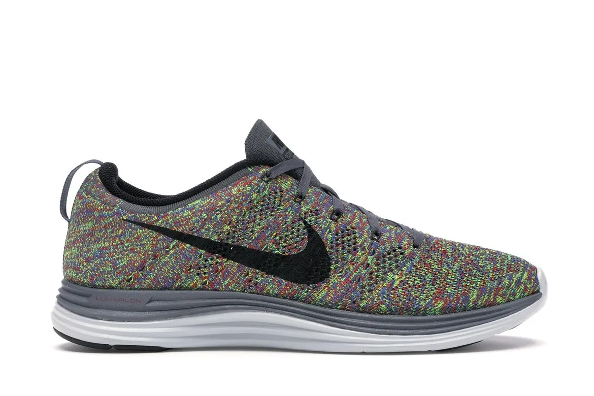 Фото № 1 с приближением к товару «‎Nike Flyknit Lunar 1 Multi-Color»